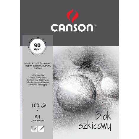 Blok szkicowy Canson A4/100/90g